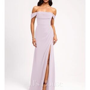 JJs House Strapless Lilac Gown
